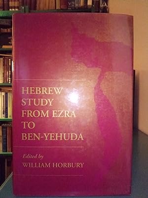 Seller image for Hebrew Study From Ezra to Ben-Yehuda for sale by Library of Religious Thought