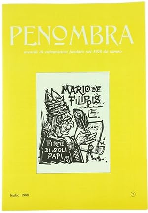 PENOMBRA. Mensile di Enimmistica. Anno 1988 - N. 7.: