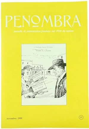 PENOMBRA. Mensile di Enimmistica. Anno 1988 - N. 11.: