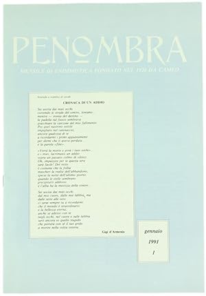 PENOMBRA. Mensile di Enimmistica. Anno 1991 - n. 1.: