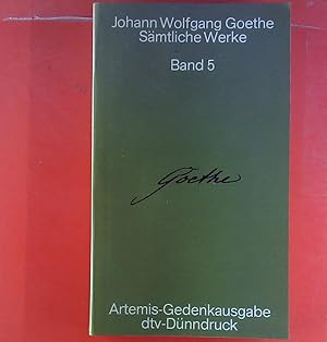 Bild des Verkufers fr Johann Wolfgang Goethe smtliche Werke in 18 Bnden. BAND 5: Die Faustdichtungen zum Verkauf von biblion2