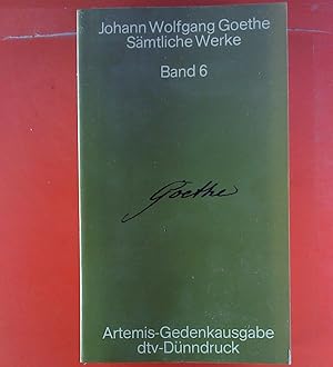 Bild des Verkufers fr Johann Wolfgang Goethe smtliche Werke in 18 Bnden. BAND 6: Die Weimarer Dramen zum Verkauf von biblion2
