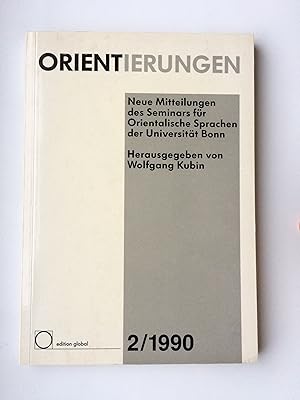 Orientierungen - Neue Mitteilungen des Seminars für Orientalische Sprachen der Universität Bonn 2...