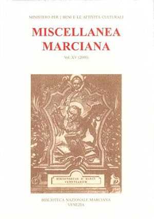 Miscellanea Marciana vol. XV (2000)