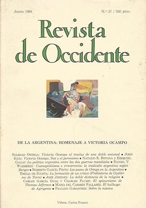 REVISTA DE OCCIDENTE 37 Junio 1984