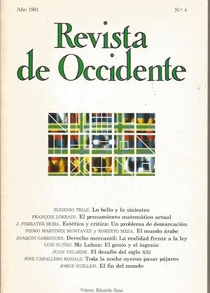 REVISTA DE OCCIDENTE 4 1981