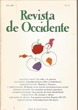 REVISTA DE OCCIDENTE 6 1981