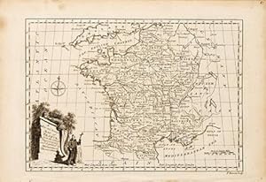 Bild des Verkufers fr A New and Accurate Map of France from the latest improvements. zum Verkauf von Peter Harrington.  ABA/ ILAB.