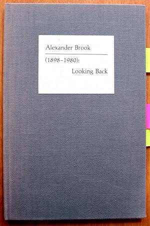 Image du vendeur pour Alexander Brook (1898-1980): Looking Back mis en vente par Ken Jackson