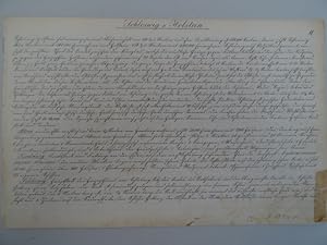 Handschriftliche Abhandlung über die Herzogtümer Schleswig und Holstein aus den Jahren um 1830. 3...