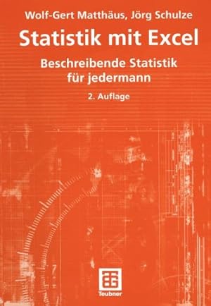 Immagine del venditore per Statistik mit Excel: Beschreibende Statistik fr jedermann venduto da Modernes Antiquariat an der Kyll