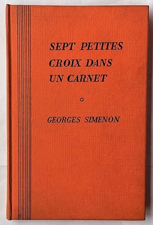 Immagine del venditore per Sept Petites Croix Dans Un Carnet venduto da Beach Hut Books