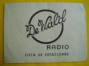 DE WOLD - Radio - LISTA DE ESTACIONES