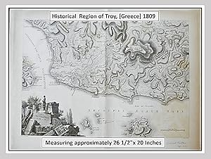 Carte de la plaine de Troie levee en 1786 et 1787