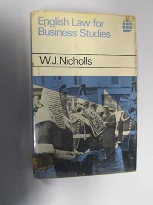 Immagine del venditore per ENGLISH LAW FOR BUSINESS STUDIES venduto da Goldstone Rare Books