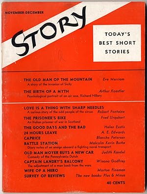 Seller image for Story - November/December 1943 (Volume XXIII, Number 104) for sale by Between the Covers-Rare Books, Inc. ABAA