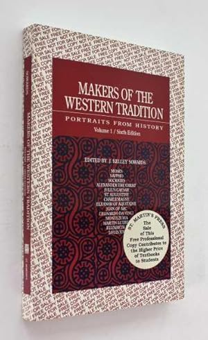 Seller image for Makers of the Western Tradition: Portraits from History, Volume 1, Sixth Edition for sale by Cover to Cover Books & More