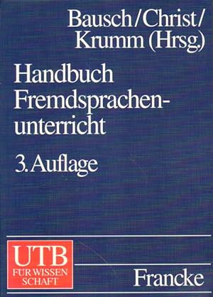 Bild des Verkufers fr Handbuch Fremdsprachenunterricht. zum Verkauf von Versandantiquariat Boller