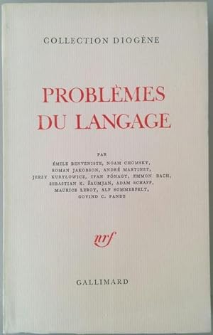 Seller image for Problmes du langage for sale by Librairie l'Aspidistra