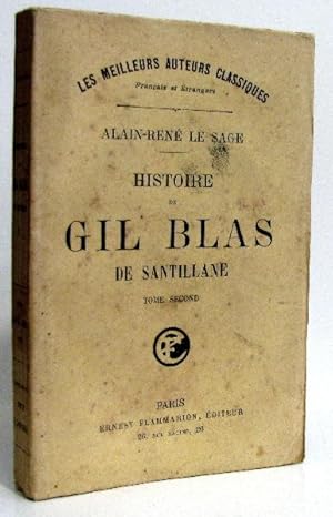 Bild des Verkufers fr Histoire de Gil Blas de santillane tome second zum Verkauf von crealivres