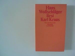 Immagine del venditore per Hans Wollschlger liest Karl Kraus. Text und Kassette. venduto da ANTIQUARIAT FRDEBUCH Inh.Michael Simon