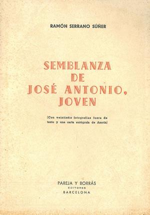 Bild des Verkufers fr SEMBLANZA DE JOS ANTONIO JOVEN [Jos Antonio Primo de Rivera]. zum Verkauf von Librera Anticuaria Galgo