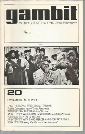 Gambit International Theatre Review Volume 5 Number 20 (1971) Le Theatre Du Soleil Issue