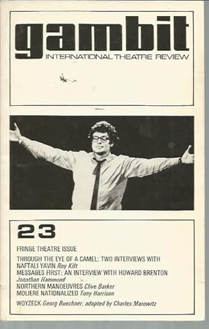 Bild des Verkufers fr Gambit International Theatre Review Volume 6 Number 23 (1973) Fringe Theatre Issue zum Verkauf von Bookfeathers, LLC