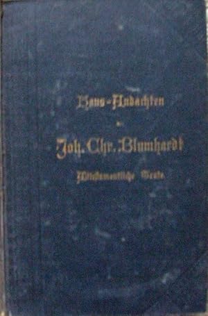 Hausandachten für alle Tage des Kirchenjahrs, Erster Teil: Betrachtungen nach alttestamentlichen ...