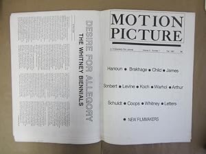 Motion Picture: A Tri-Quarterly Film Journal, Volume II, No. 1 (Fall 1987)