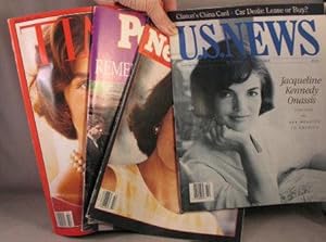 FOUR MAGAZINES: 1994 about Jacqueline Kennedy Onassis (People, U.S. News, Time, Newsweek)