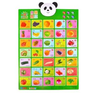 Seller image for Sunshine Baby 2016 the new sound wall charts: Fruits and vegetables (Qingdao Edition)(Chinese Edition) for sale by liu xing