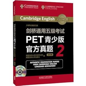 Immagine del venditore per Cambridge exam PET common five Youth Version 2 Official Exams(Chinese Edition) venduto da liu xing