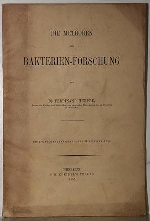 Bild des Verkufers fr Die Methoden der Bakterien-Forschung. zum Verkauf von Antiquariat  Braun