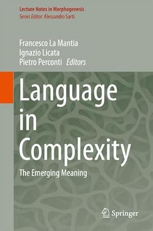 Bild des Verkufers fr Language in Complexity : The Emerging Meaning zum Verkauf von AHA-BUCH GmbH