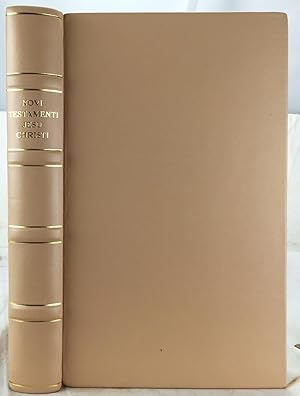 Immagine del venditore per Novi Testamenti Jesu Christi graeci, hoc est, originalis linguae tameion hactenus usitato correctius, ordinatius, distinctius, plenius . ita concinnatum, ut et loca reperiendi, & vocum veras significationes, & significationum diversitates per collationem investigandi, ducis instar esse possit venduto da Sequitur Books