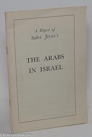 A Digest of Sabri Jiryis's The Arabs in Israel