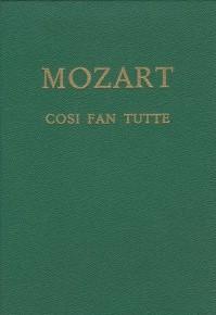 [KV 588] Cosi fan tutte (Hans F. Redlich). Taschenpartitur.