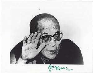 Signed portrait of the Dalai Lama