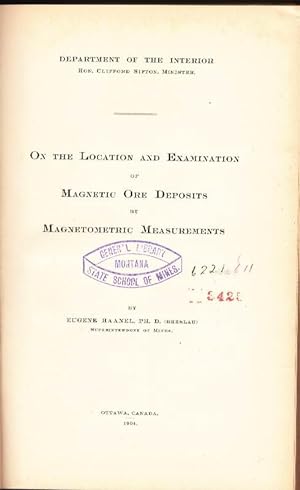 Seller image for On the Location and Examination of Magnetic Ore Bodies By Magnetometric Measurements for sale by Clausen Books, RMABA