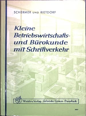 Bild des Verkufers fr Kleine Betriebswirtschafts- und Brokunde mit Schriftverkehr zum Verkauf von books4less (Versandantiquariat Petra Gros GmbH & Co. KG)