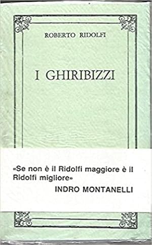 Imagen del vendedor de I Ghiribizzi. a la venta por FIRENZELIBRI SRL