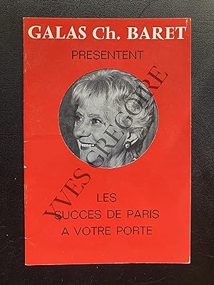 LA SOUPIERE-COMEDIE DE ROBERT LAMOUREUX-PROGRAMME GALAS CH. BARET-SAISON 1973-74