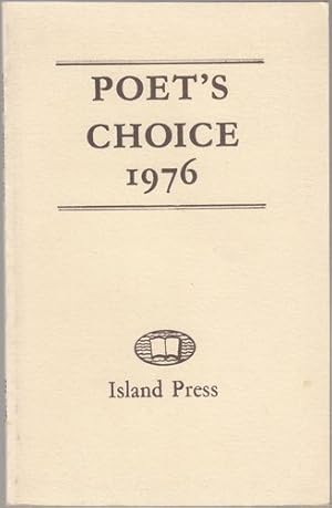 Imagen del vendedor de Poet's Choice 1976. a la venta por Time Booksellers