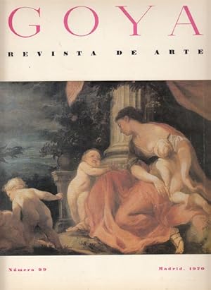 Imagen del vendedor de GOYA, REVISTA DE ARTE N 99 (El arte en Europa, alrededor de 1925; La pintura de lavaro delgado; La batalla de Trevio y Vctor Morelli) a la venta por Librera Vobiscum