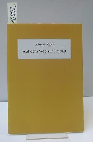 Bild des Verkufers fr Auf dem Weg zur Predigt. Marginalien. zum Verkauf von AphorismA gGmbH