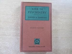 Bild des Verkufers fr Aids to Psychiatry . Eighth edition by E. W. Anderson zum Verkauf von Goldstone Rare Books