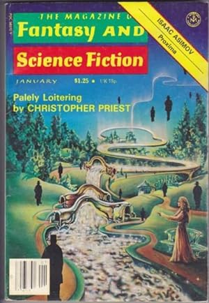 Image du vendeur pour The Magazine of Fantasy and Science Fiction January 1979, Mortal Gods, Mythological Beast, Paleyly Loitering, Hand in Glove, Parental Guidance Suggested, While-You-Wait, Just Like a Cretin Dog, Proxima, + mis en vente par Nessa Books