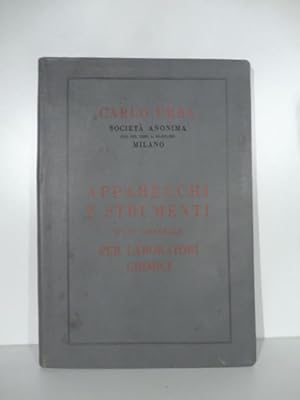 Apparecchi e strumenti d'uso generale per laboratori chimici, Carlo Erba 1930/31