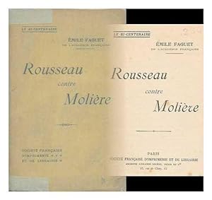 Seller image for Rousseau Contre Moliere / E. Faguet for sale by JLG_livres anciens et modernes